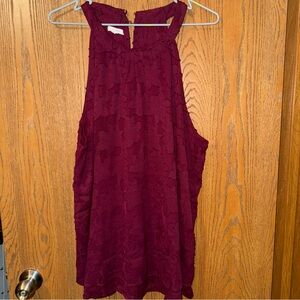 Maurices Burgundy Tank Top